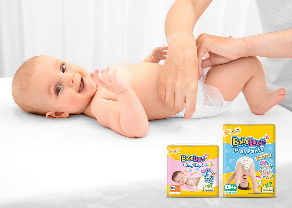 Babies’ development and how to choose diapers for them