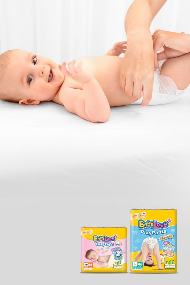 Babies’ development and how to choose diapers for them