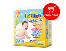 Provides soft touch cotton feeling, comfortable instantly, fast dryness powered by “Super Dry Diamond Sheet”